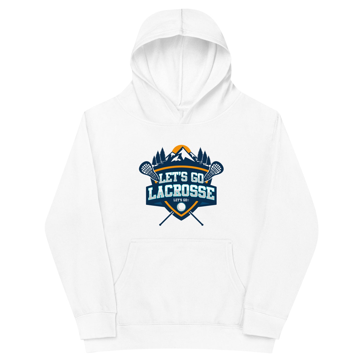 Youth Let's Go Lacrosse Cotton Heritage Hoodie
