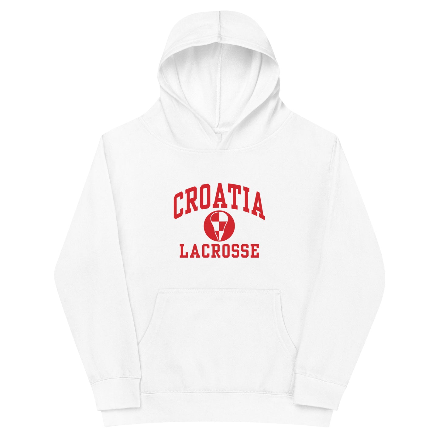 Youth Croatia Lacrosse Cotton Heritage Hoodie