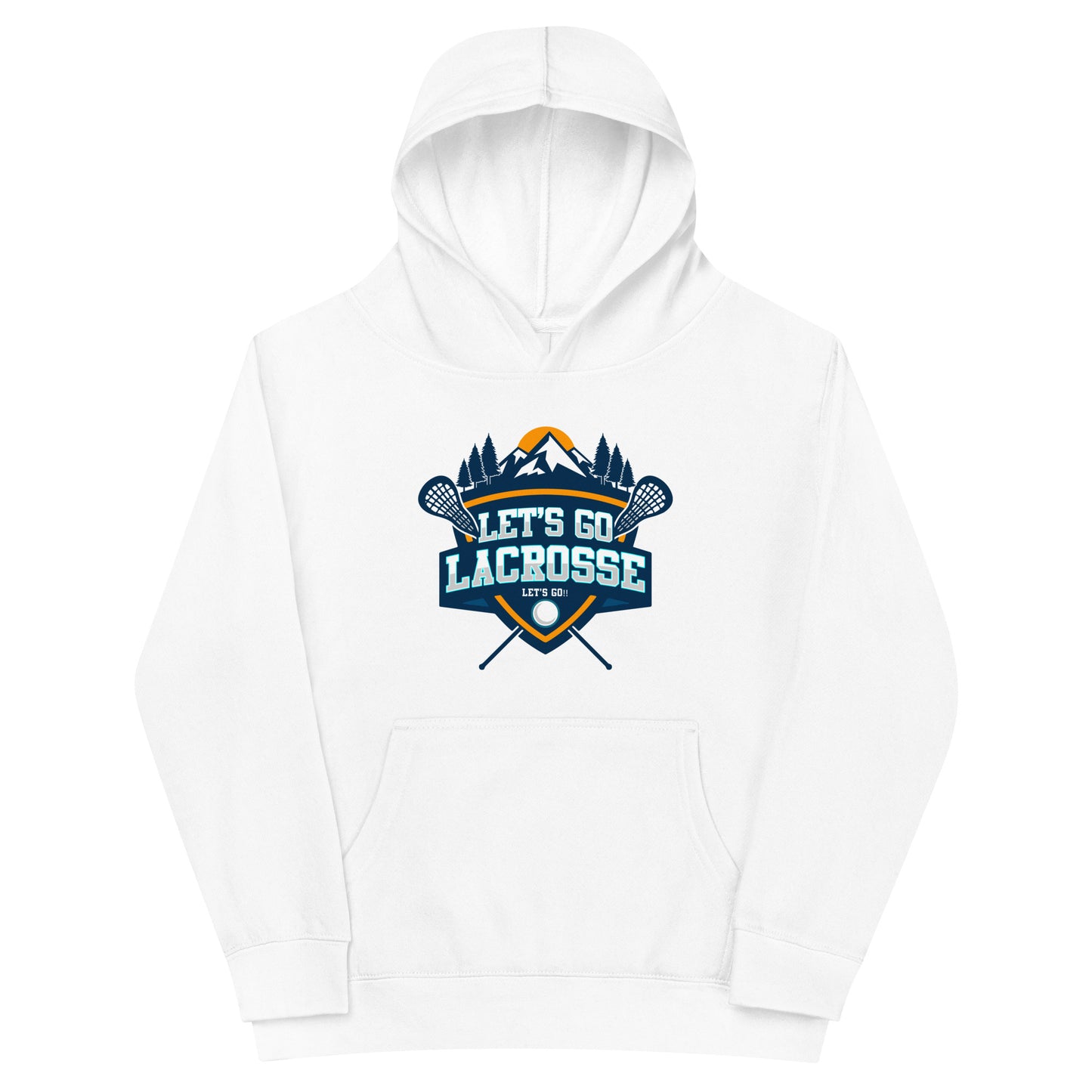 Youth Let's Go Lacrosse Cotton Heritage Hoodie