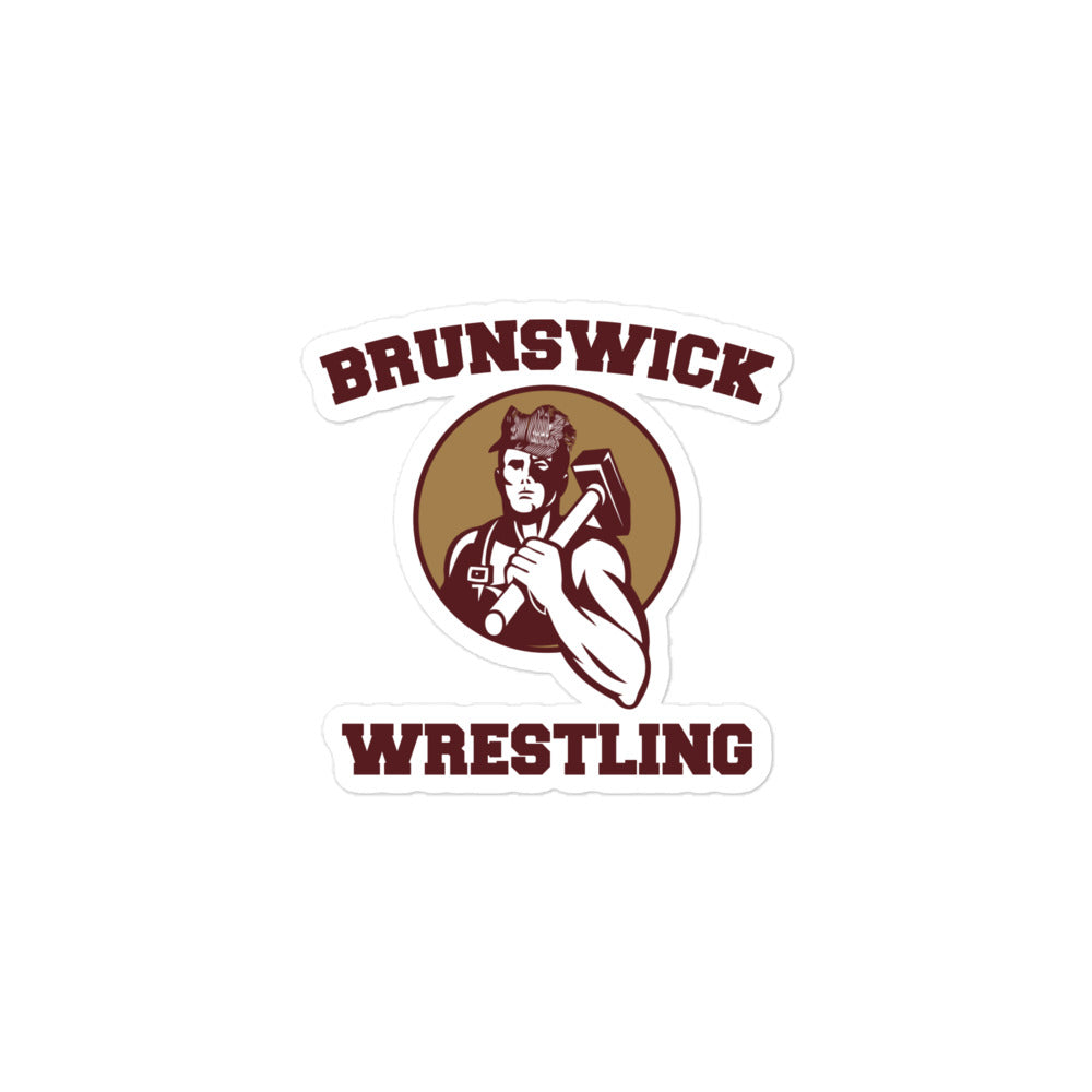 BJR Wrestling Sticker