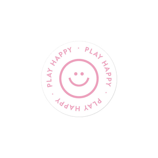 Play Happy Sticker
