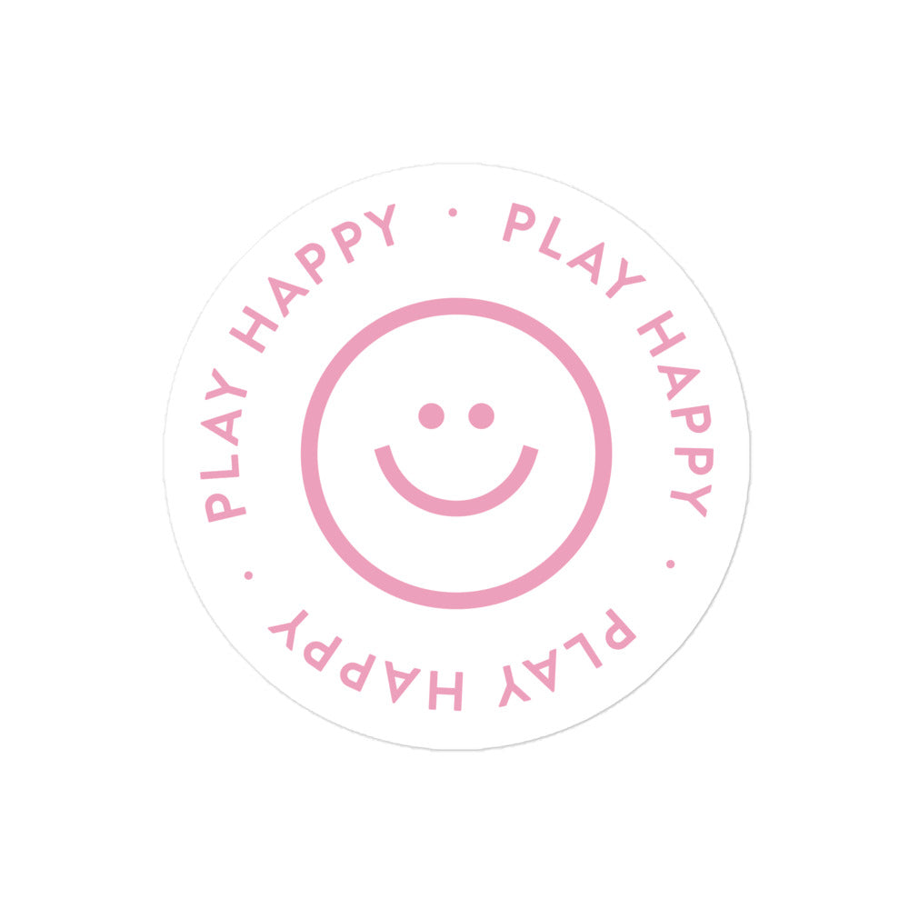 Play Happy Sticker