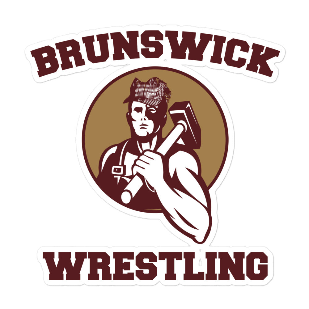 BJR Wrestling Sticker