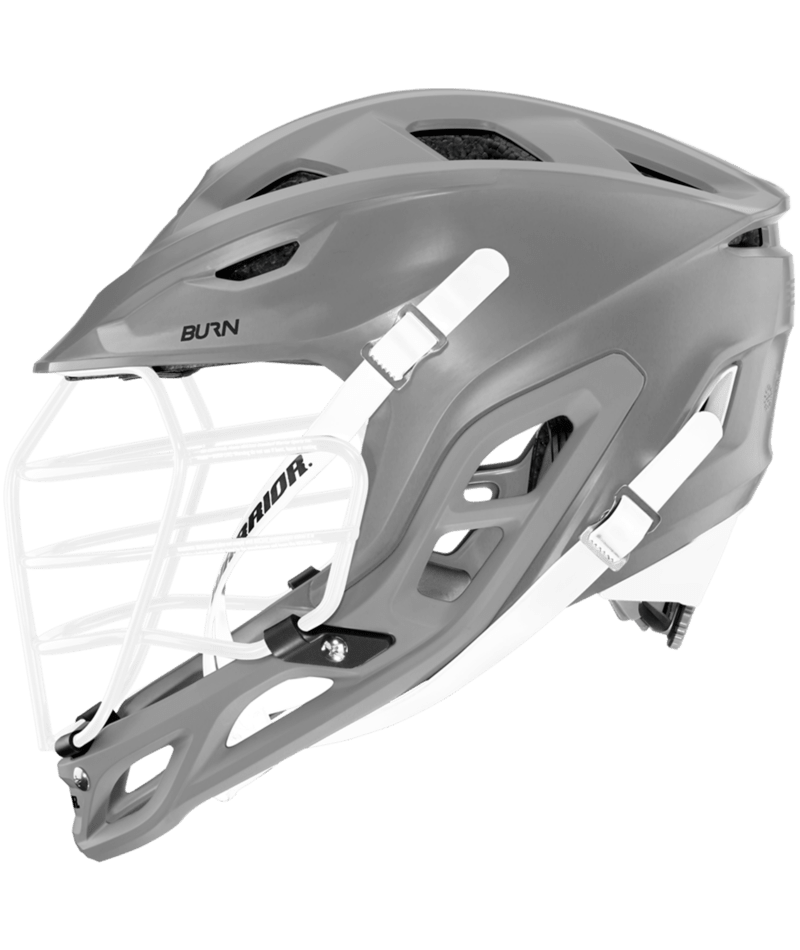 BURN HELMET MASK (WHITE) - GR GREY