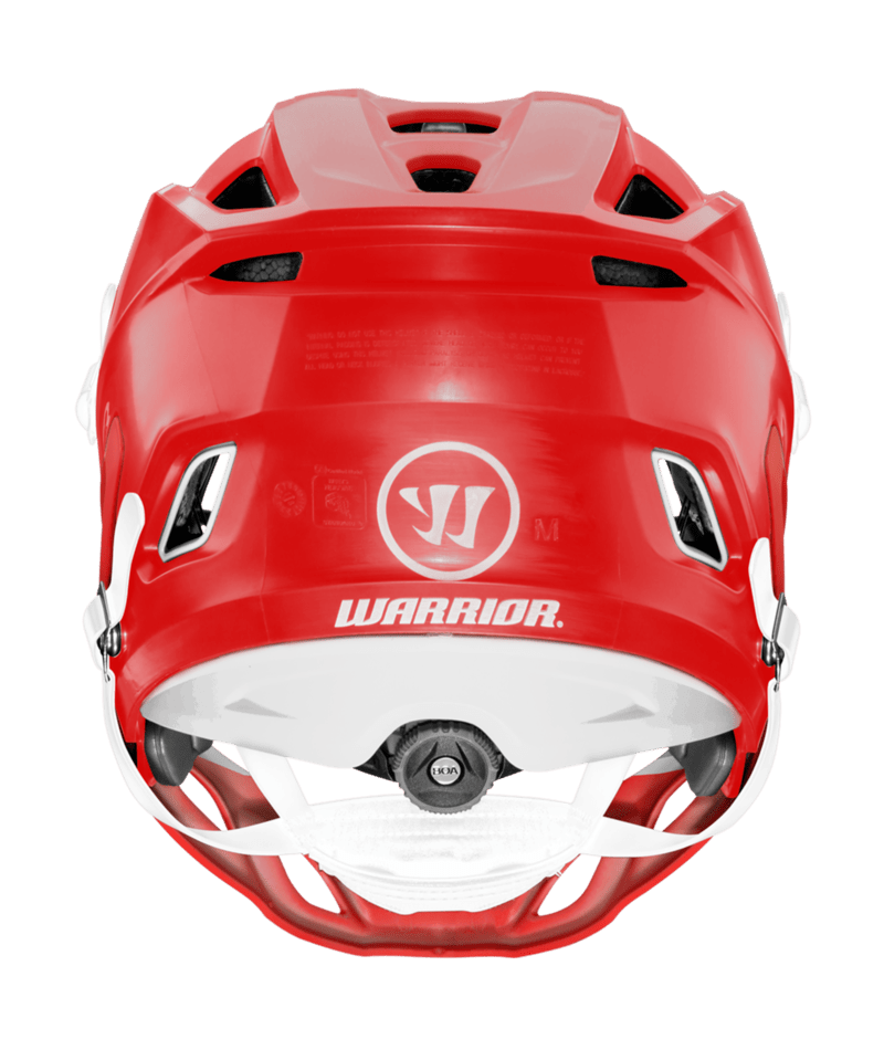 BURN HELMET MASK (WHITE) - RD RED