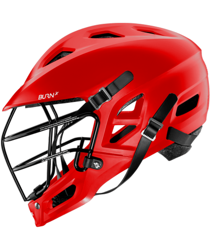 BURN JR HELMET - RD RED