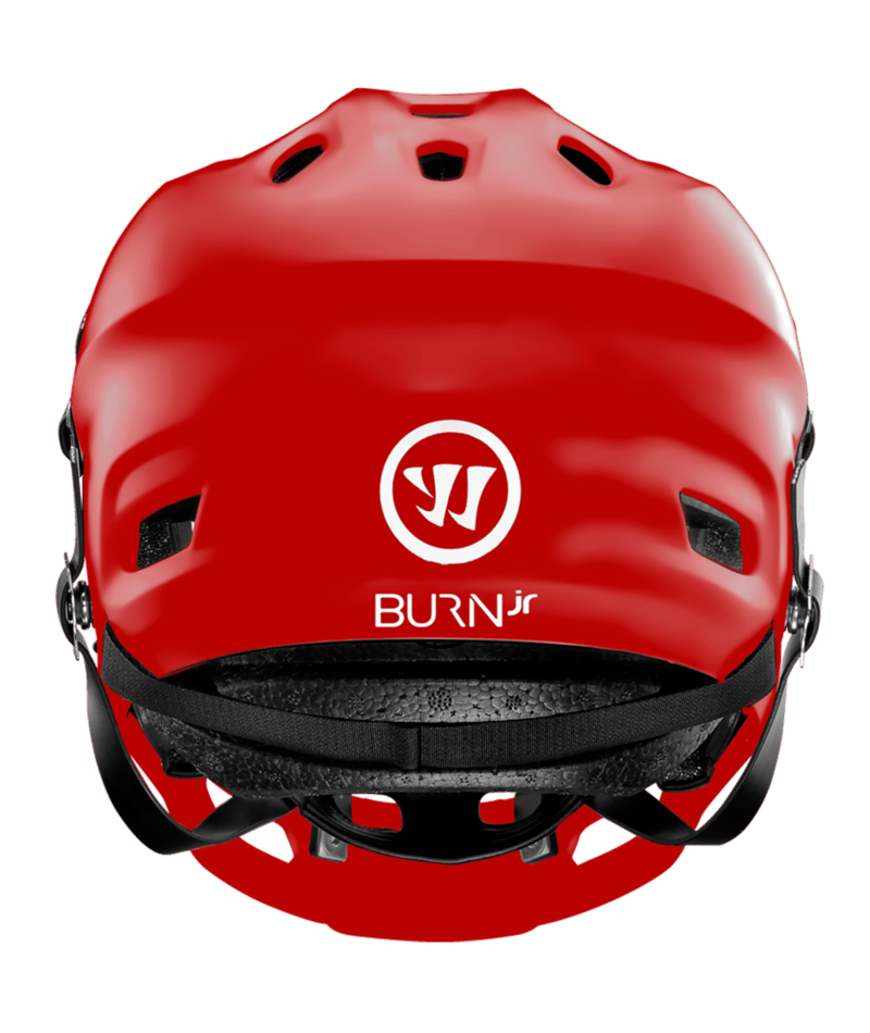 BURN JR HELMET - RD RED