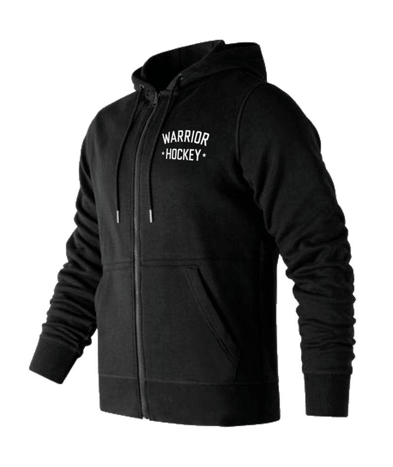WARRIOR HOCKEY ZIP UP HOODIE - BK BLACK