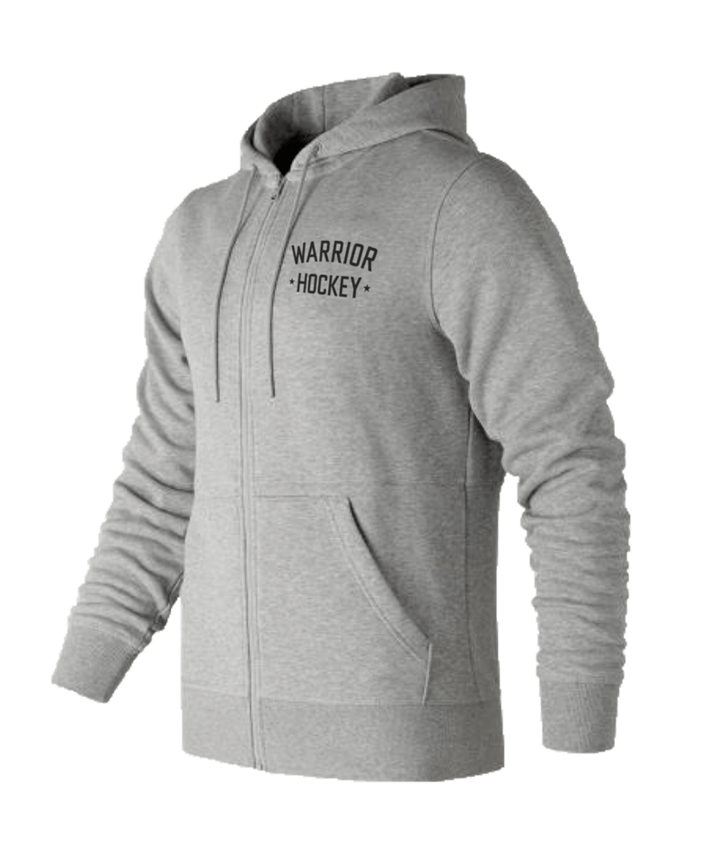 WARRIOR HOCKEY ZIP UP HOODIE - HC HTHR CHAR