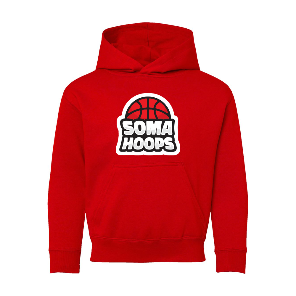 Youth SOMA Hoops hoodie Red