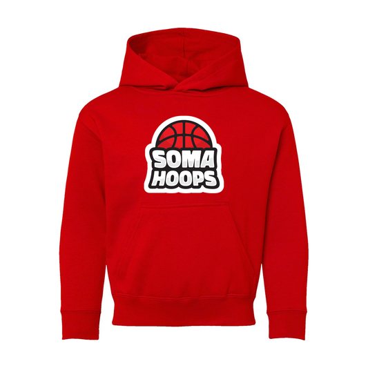 Youth SOMA Hoops hoodie Red