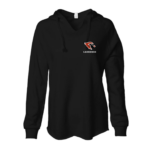 Women's Lincoln Lacrosse Lightweight  Wash Hooded Sweatshirt