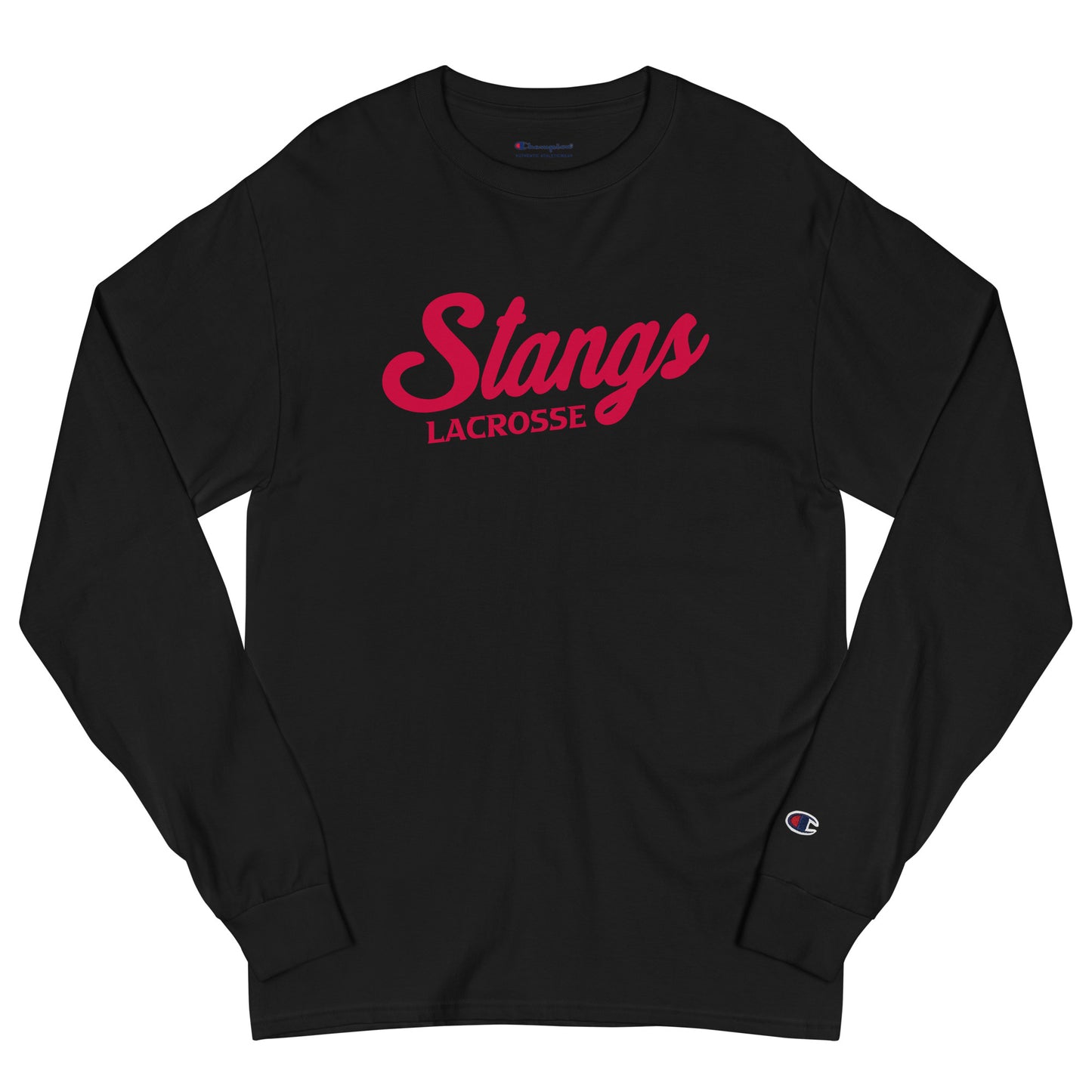 Adult Stangs Lacrosse Champion Long Sleeve Shirt