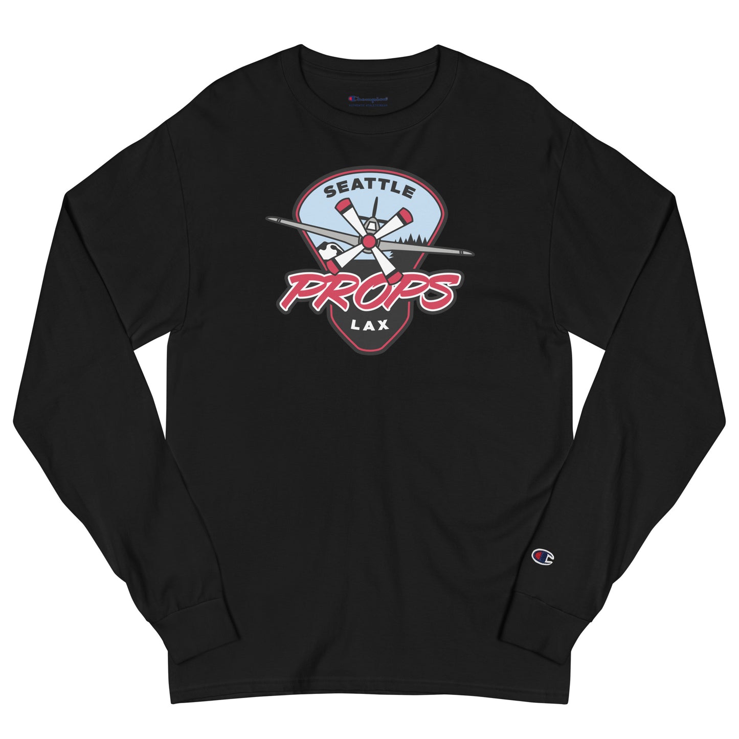 Adult Seattle Props Lacrosse Champion Long Sleeve