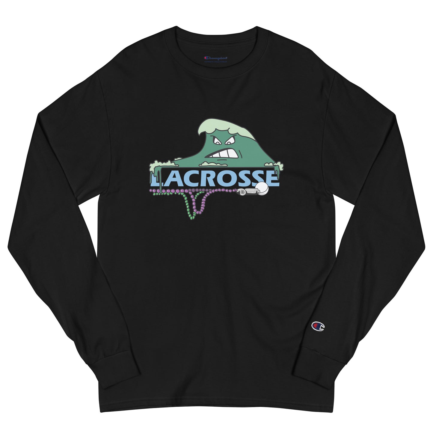 Adult Tulane Lacrosse  Champion Long Sleeve Shirt
