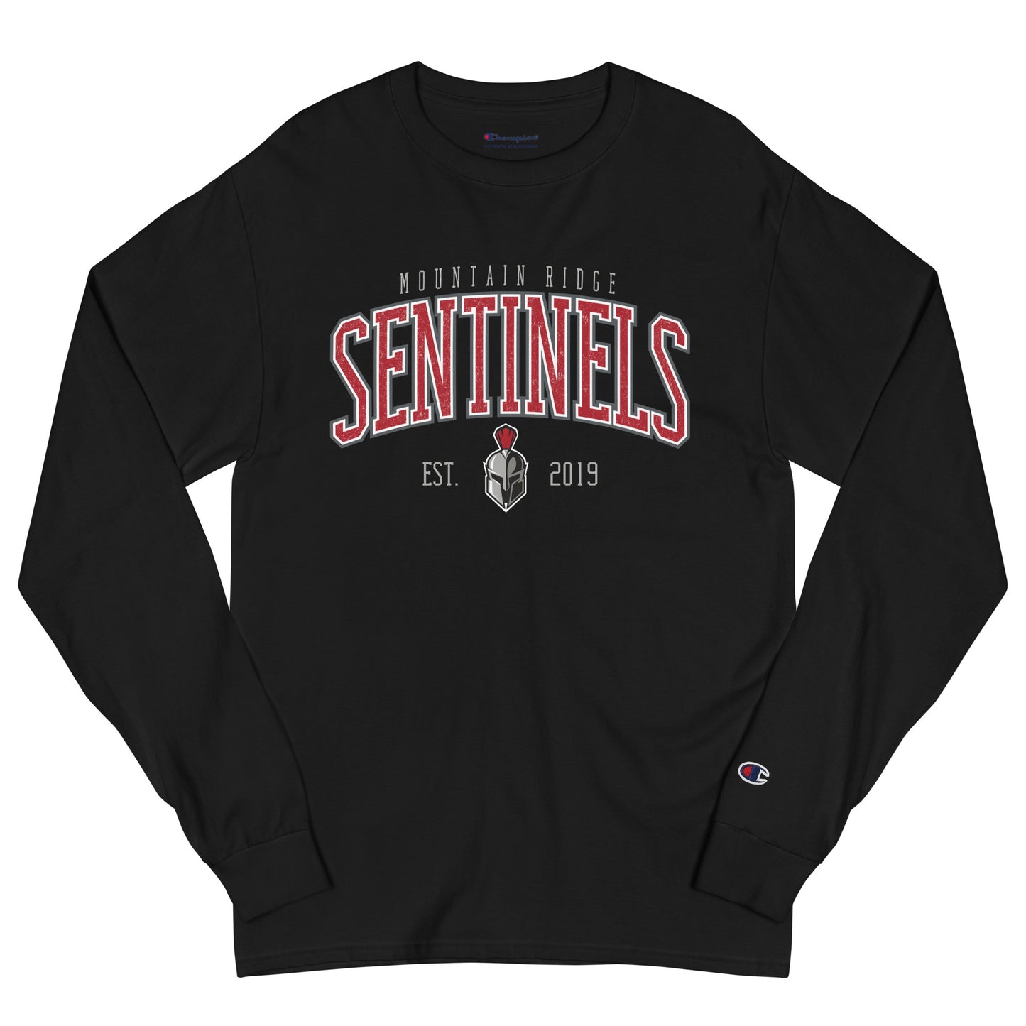 Adult  Mountain Ridge Sentinels Lacrosse Champion Long Sleeve Shirt