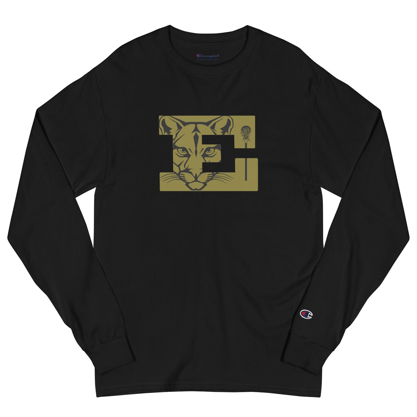 Adult Evergreen High School Lacrosse Champion Long Sleeve Shirt