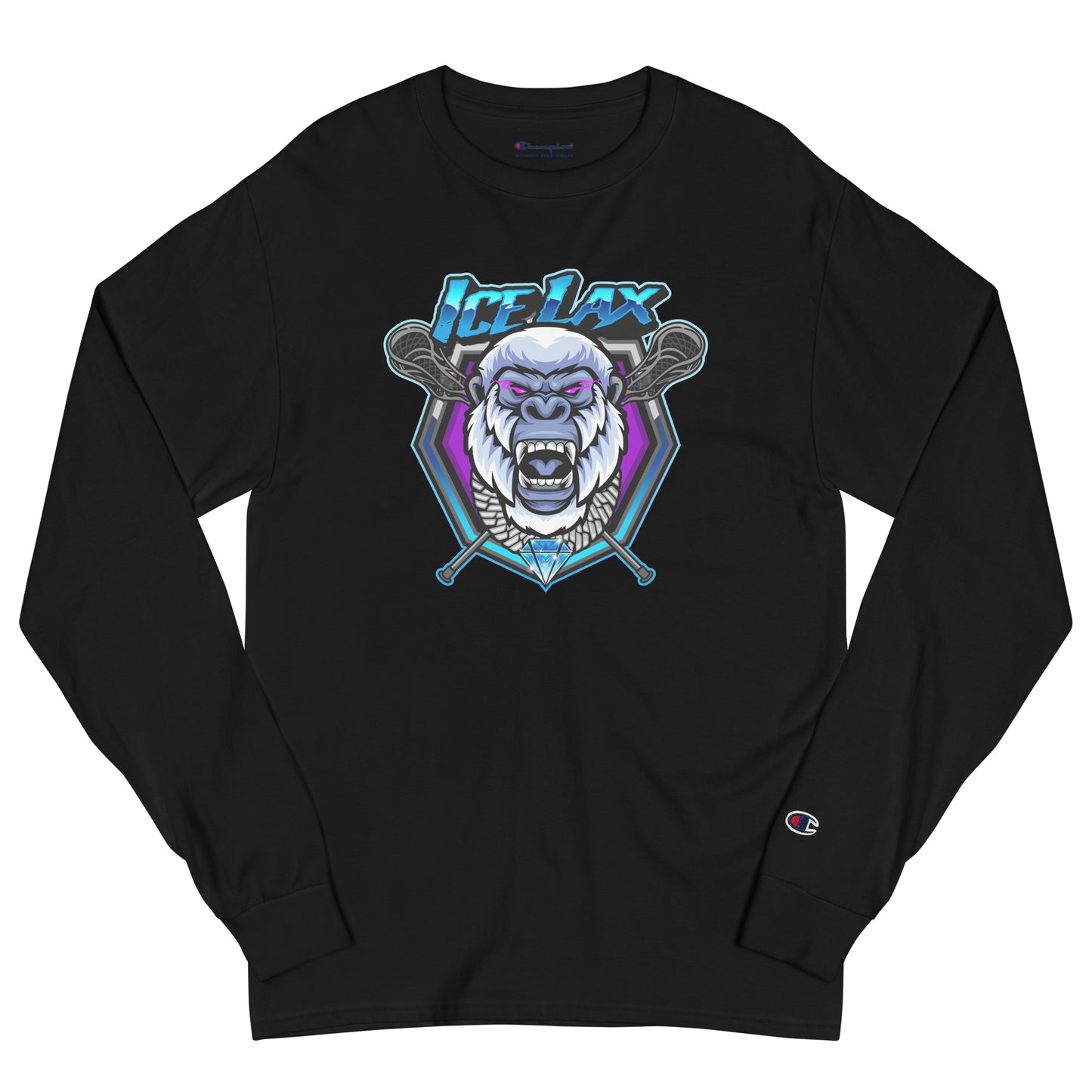 Adult ICE LAX Champion Long Sleeve Shirt