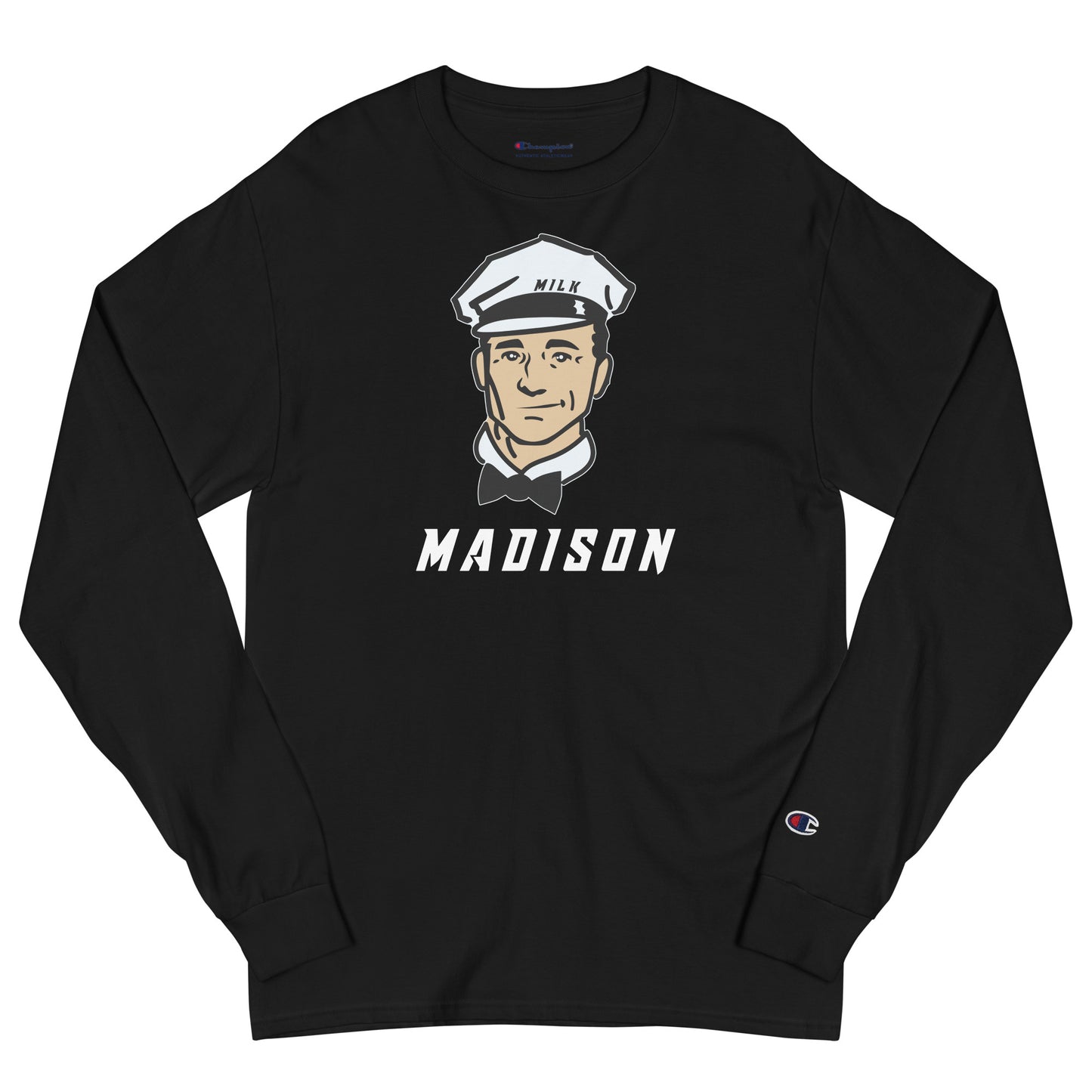 Adult Madison Milkmen Champion Long Sleeve Shirt