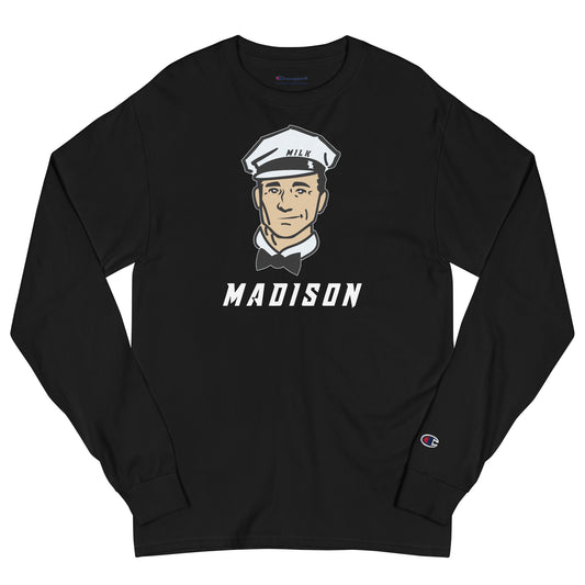 Adult Madison Milkmen Champion Long Sleeve Shirt