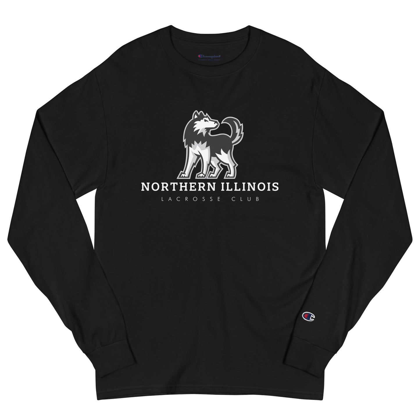Adult NIU Lacrosse Champion Long Sleeve Shirt