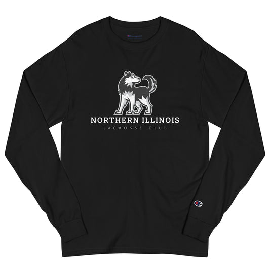Adult NIU Lacrosse Champion Long Sleeve Shirt