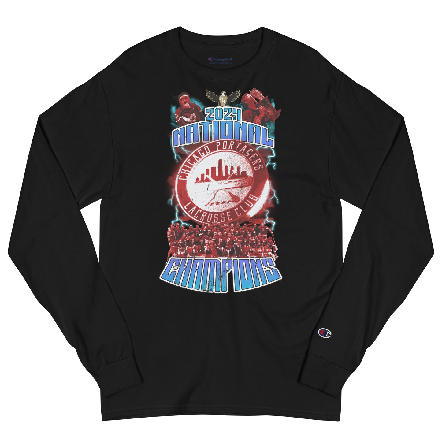 Adult Chicago Portagers Champion Long Sleeve Shirt