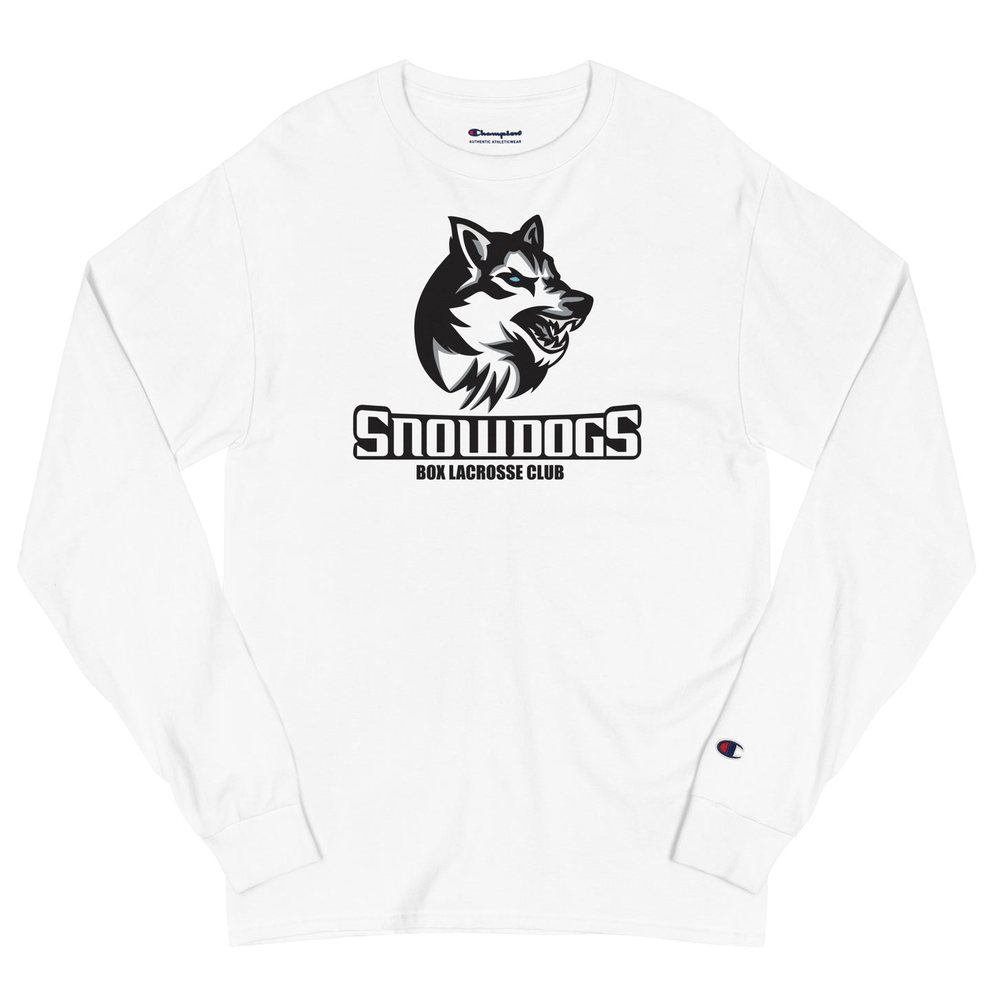 Adult Snowdogs Box Lacrosse Champion Long Sleeve