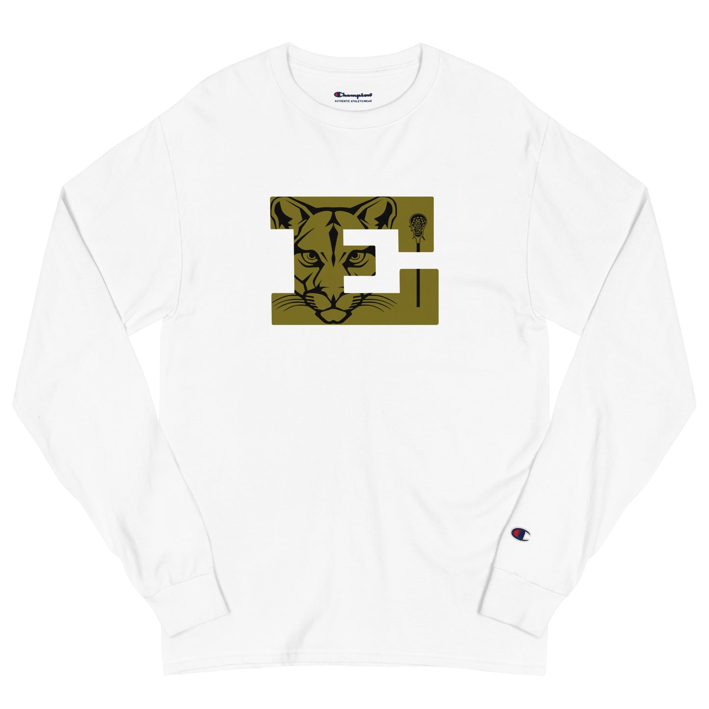 Adult Evergreen High School Lacrosse Champion Long Sleeve Shirt