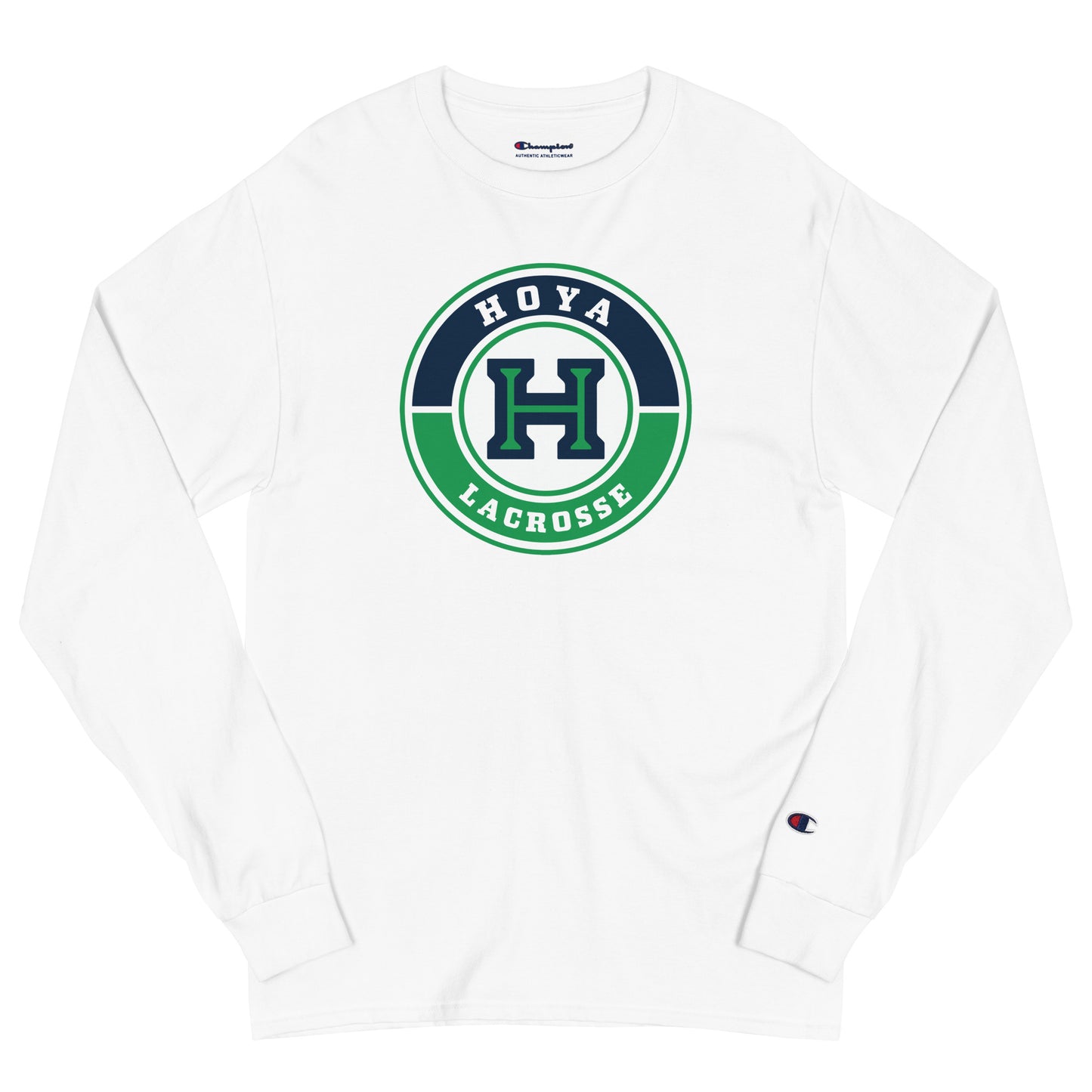 Adult Hoya Lacrosse Champion Long Sleeve Shirt