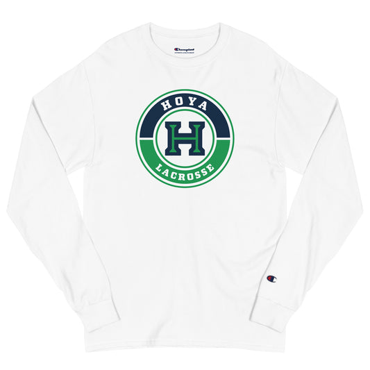 Adult Hoya Lacrosse Champion Long Sleeve Shirt
