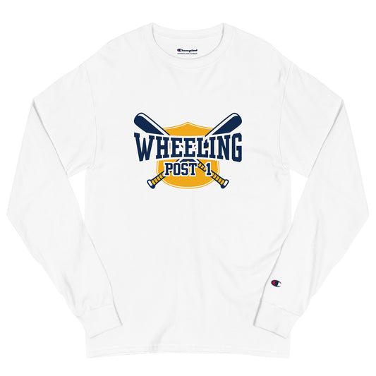 Adult Wheeling Post 1 Champion Long Sleeve Shirt