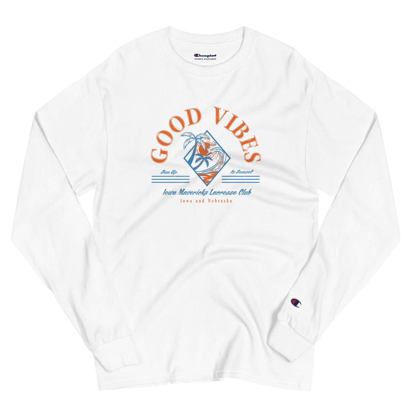 Adult Iowa Mavericks Champion Long Sleeve Shirt