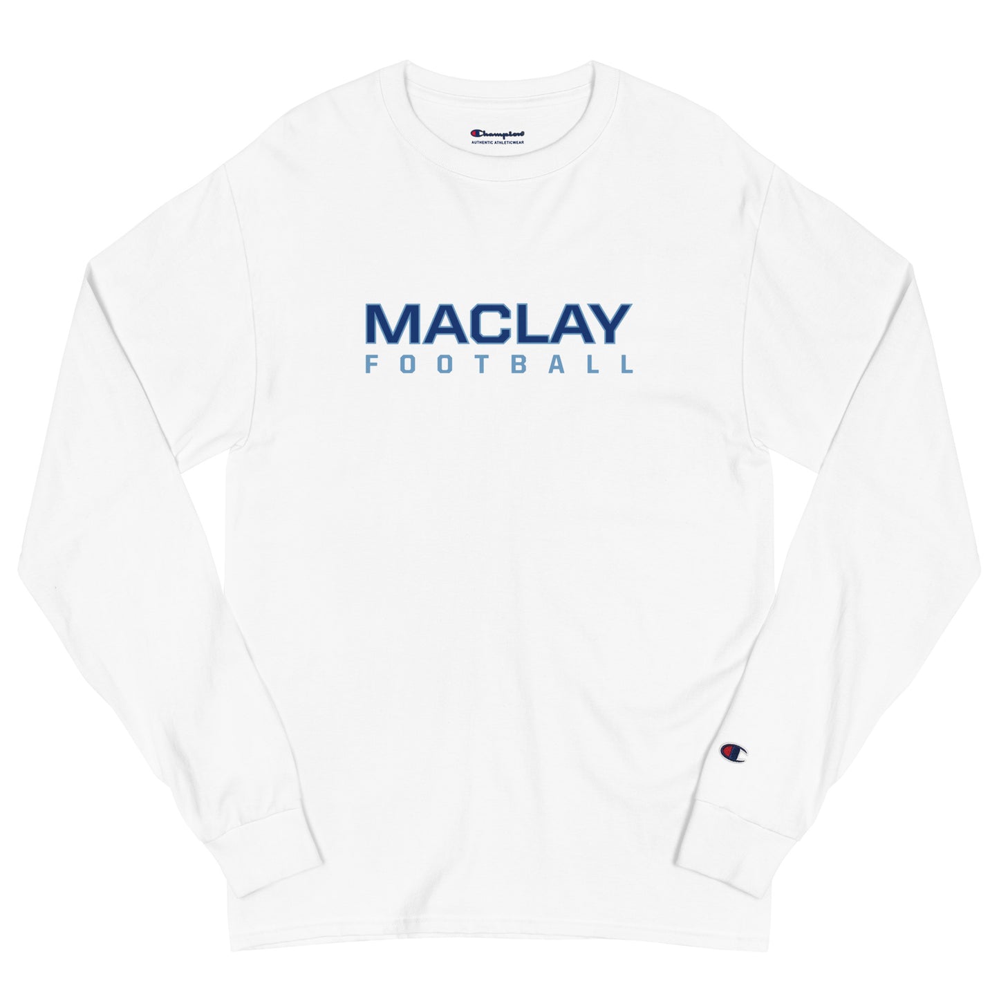 Adult Maclay Football Champion Long Sleeve Shirt
