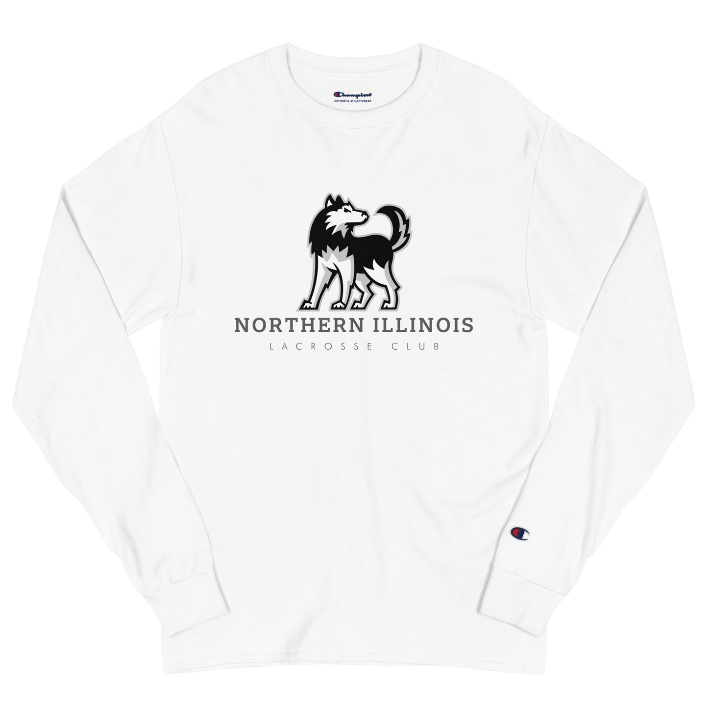 Adult NIU Lacrosse Champion Long Sleeve Shirt