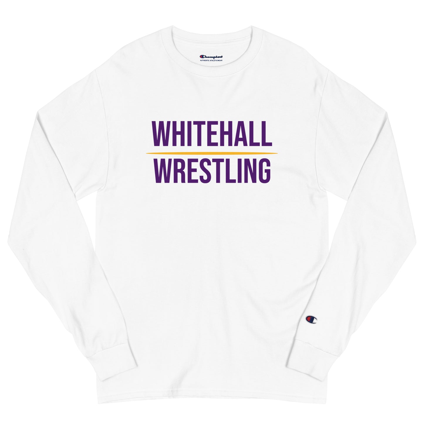 Adult Whitehall Wrestling Champion Long Sleeve Shirt