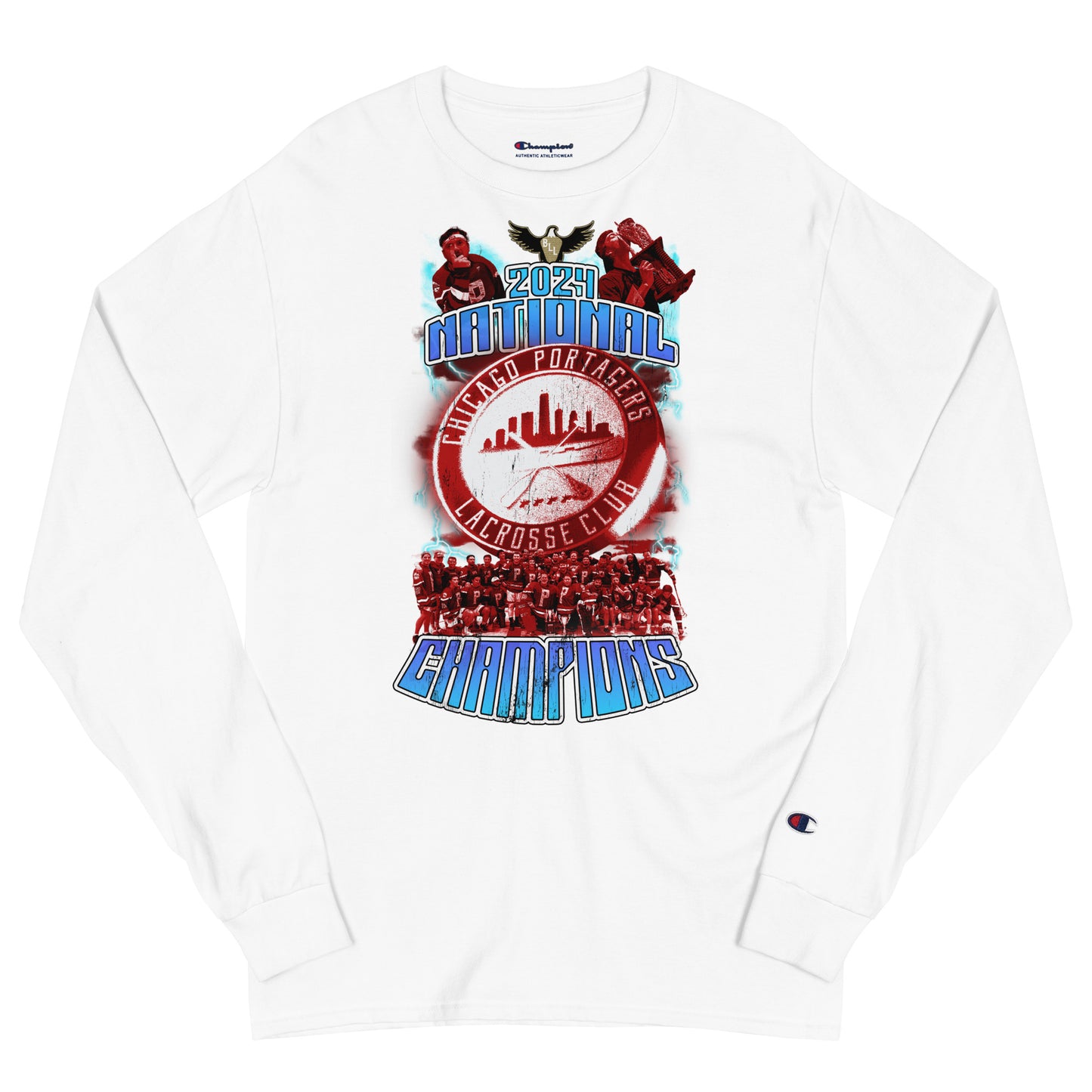 Adult Chicago Portagers Champion Long Sleeve Shirt