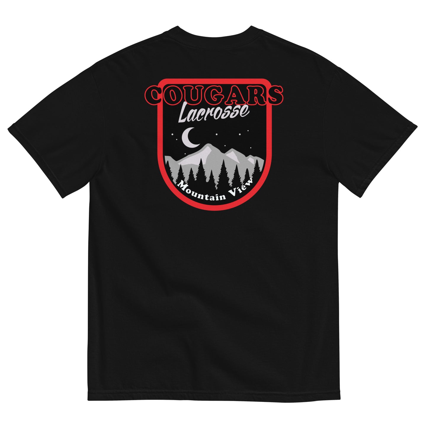 Adult MV Lacrosse Comfort Colors Tee (Front & Back)