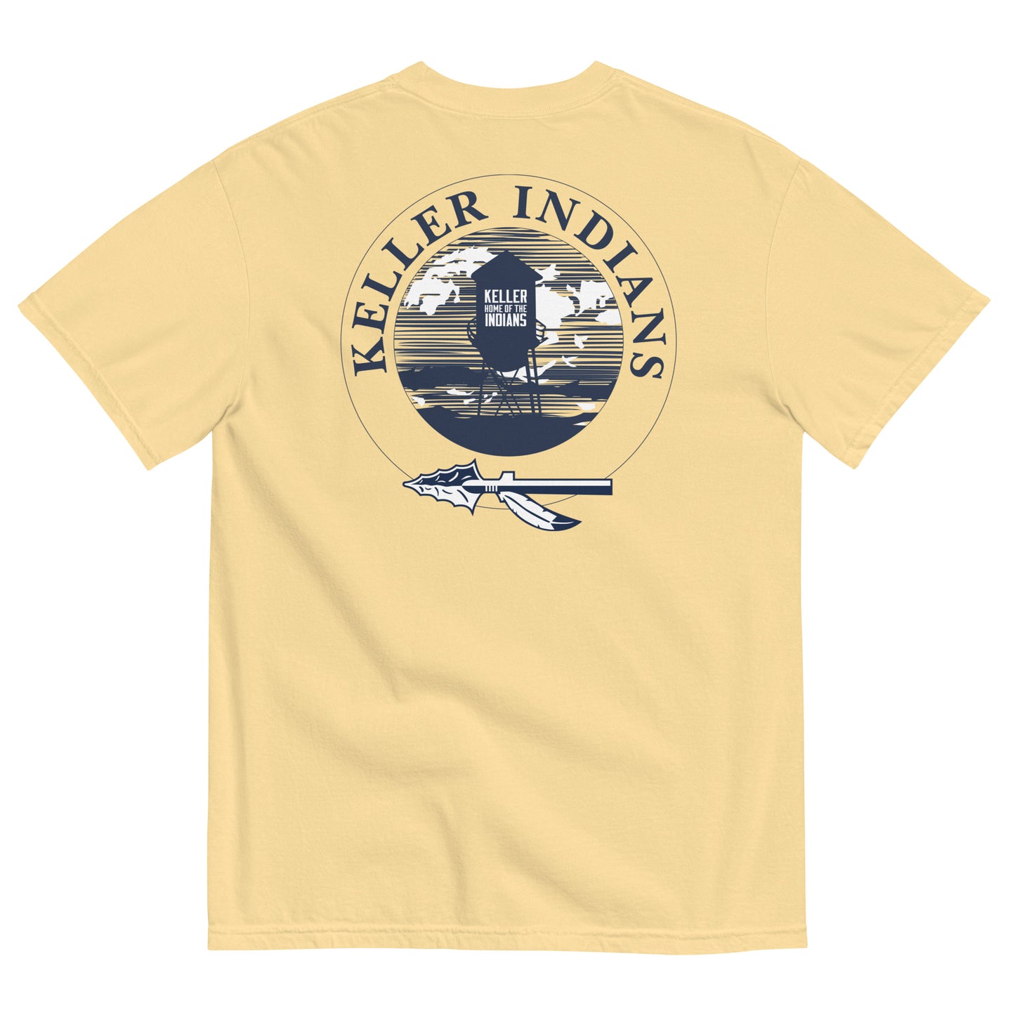 Adult Keller Football Comfort Colors Tee | Water Tower