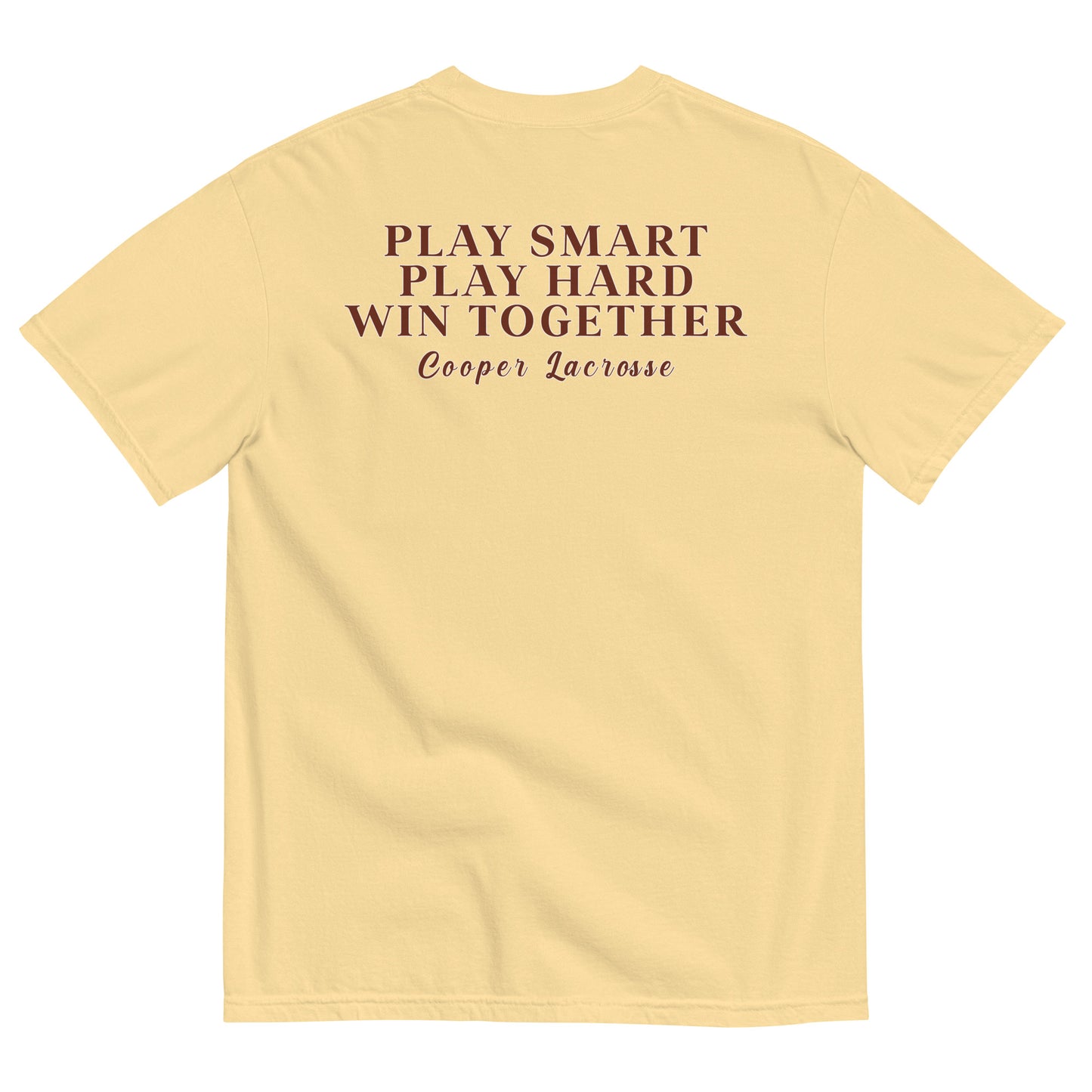 Adult Cooper Lacrosse Comfort Colors Tee | Slogan