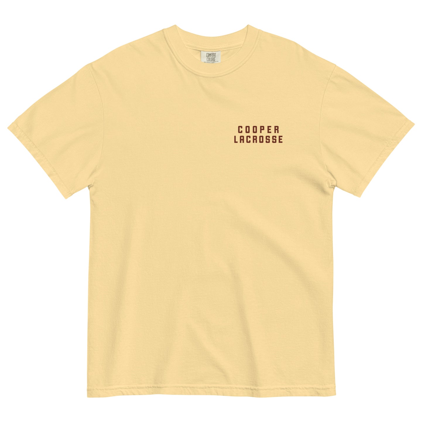 Adult Cooper Lacrosse Comfort Colors Tee | Slogan