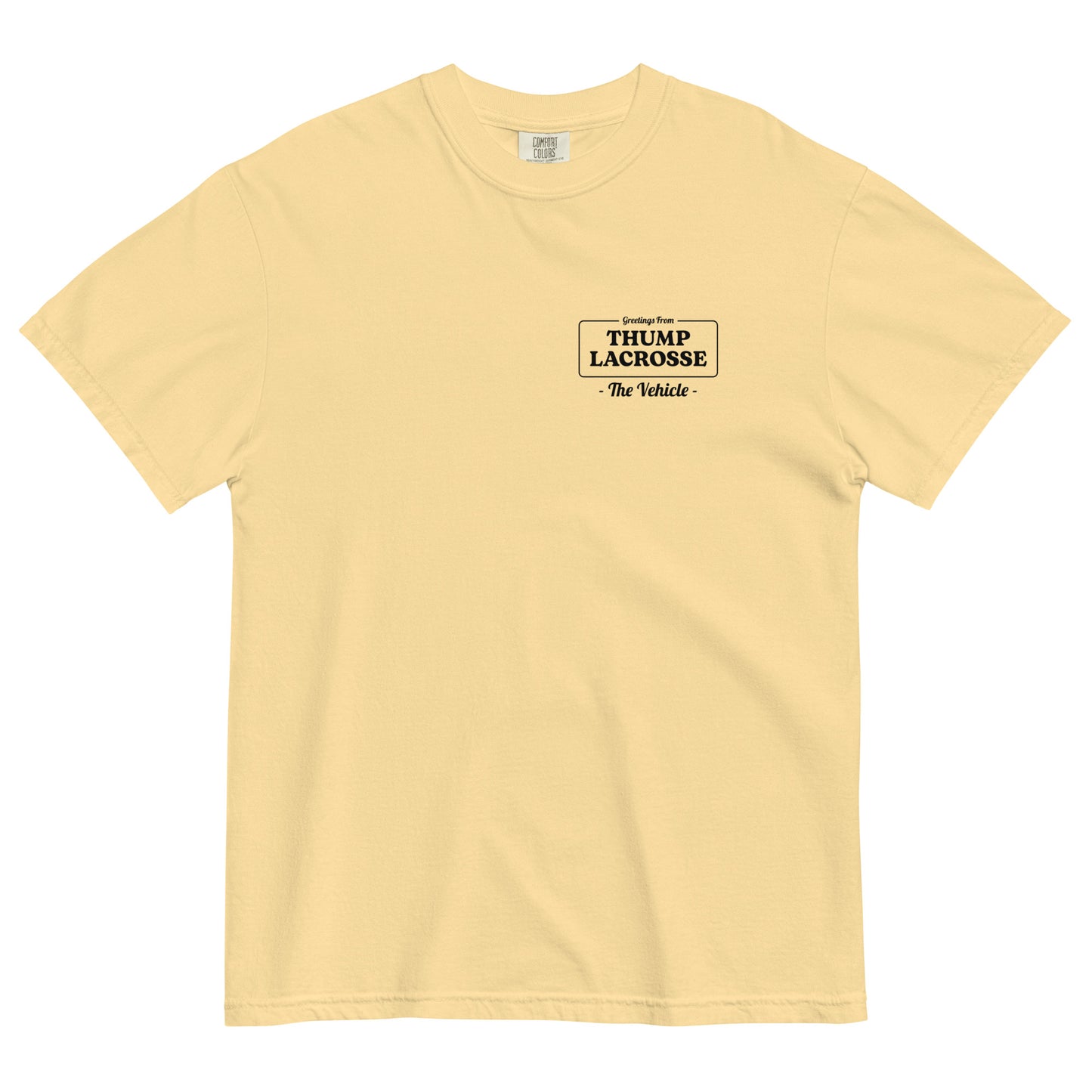 Adult Thump Lacrosse Comfort Colors Tee | The Vehicle