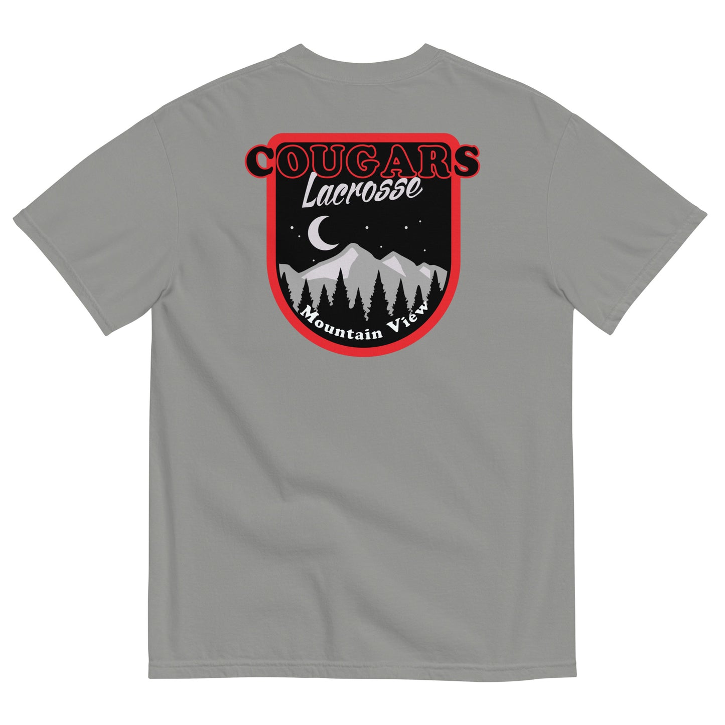 Adult MV Lacrosse Comfort Colors Tee (Front & Back)