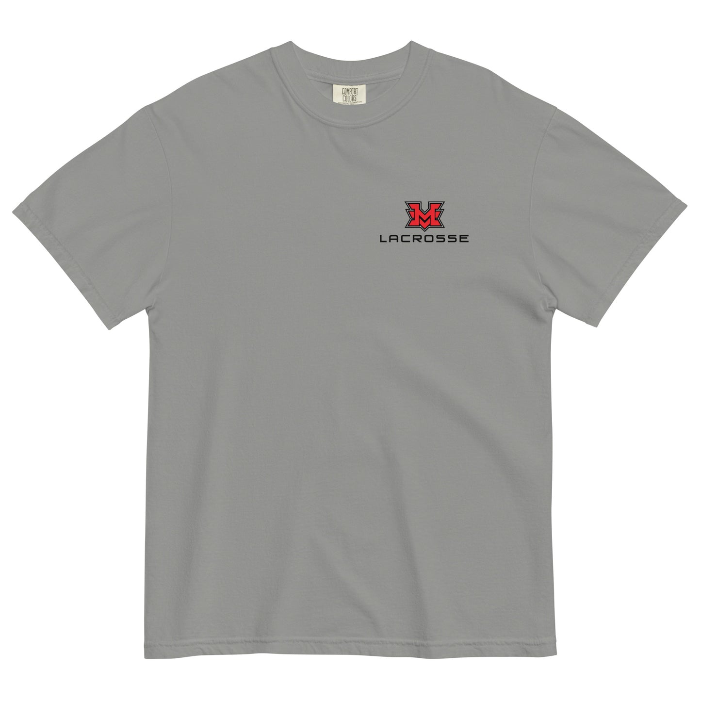 Adult MV Lacrosse Comfort Colors Tee (Front & Back)
