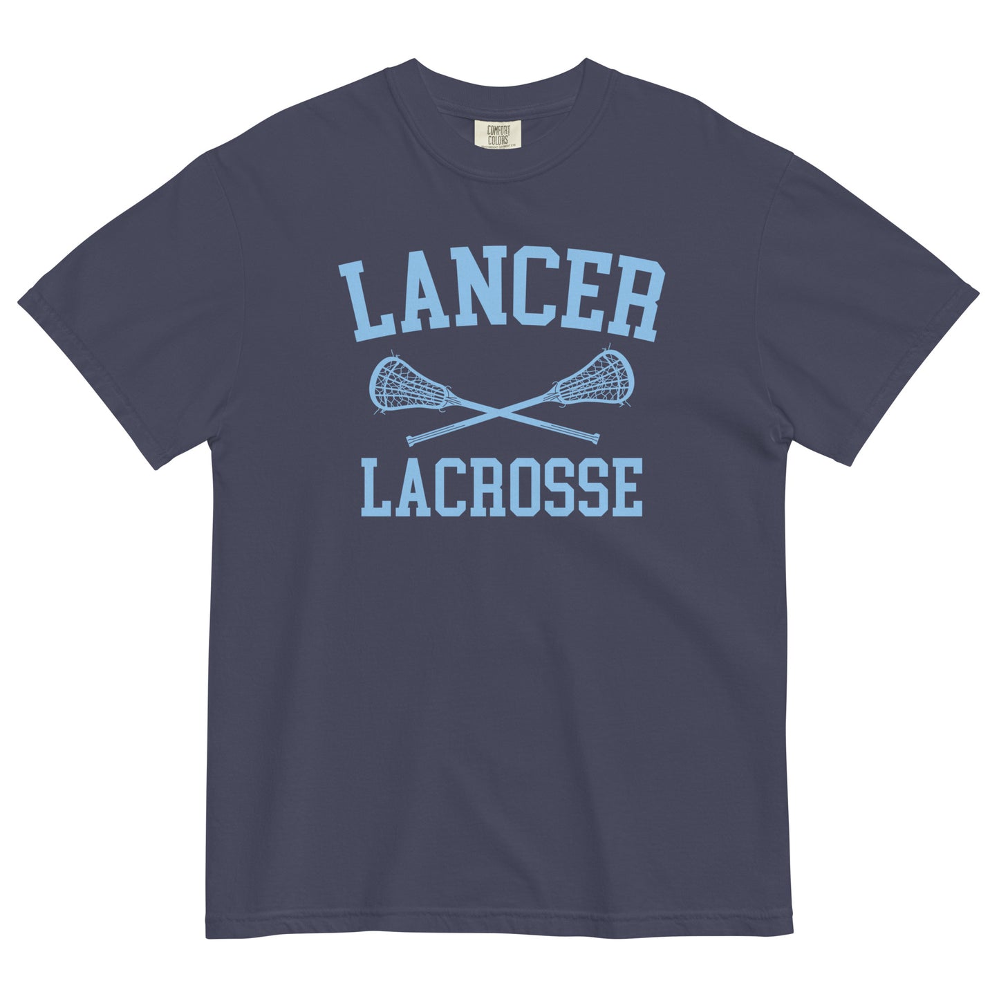 Adult Lancer Lacrosse Comfort Colors T-Shirt