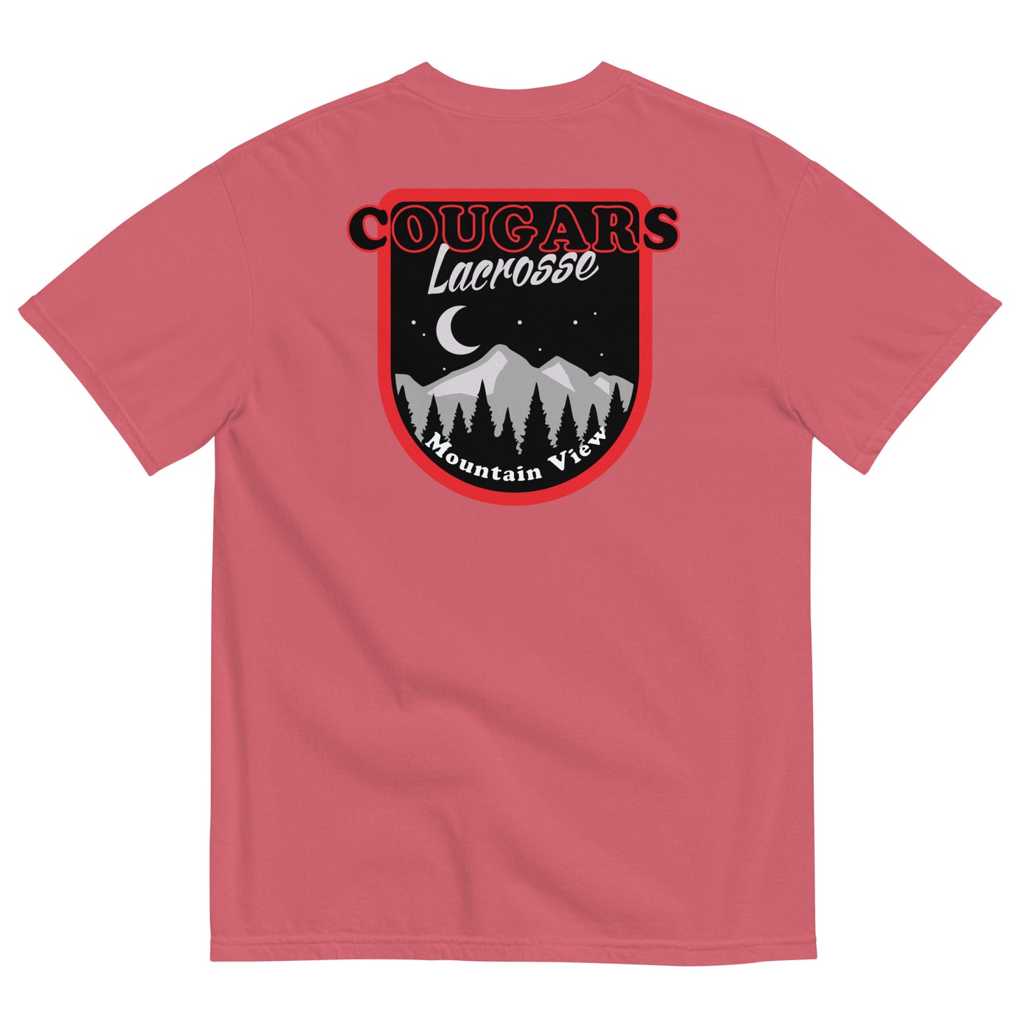 Adult MV Lacrosse Comfort Colors Tee (Front & Back)