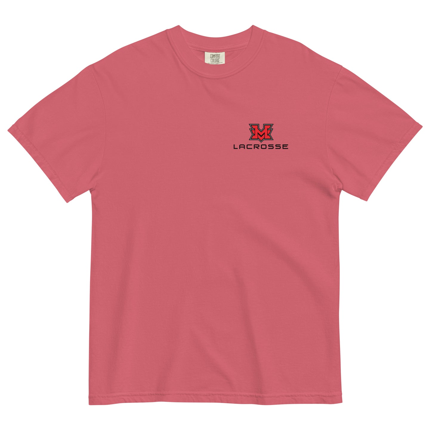 Adult MV Lacrosse Comfort Colors Tee (Front & Back)