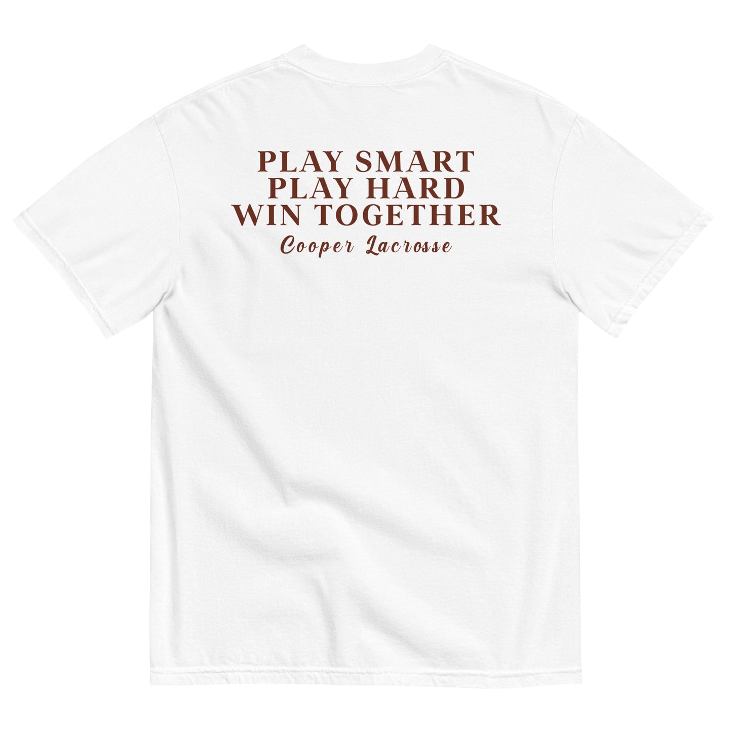 Adult Cooper Lacrosse Comfort Colors Tee | Slogan