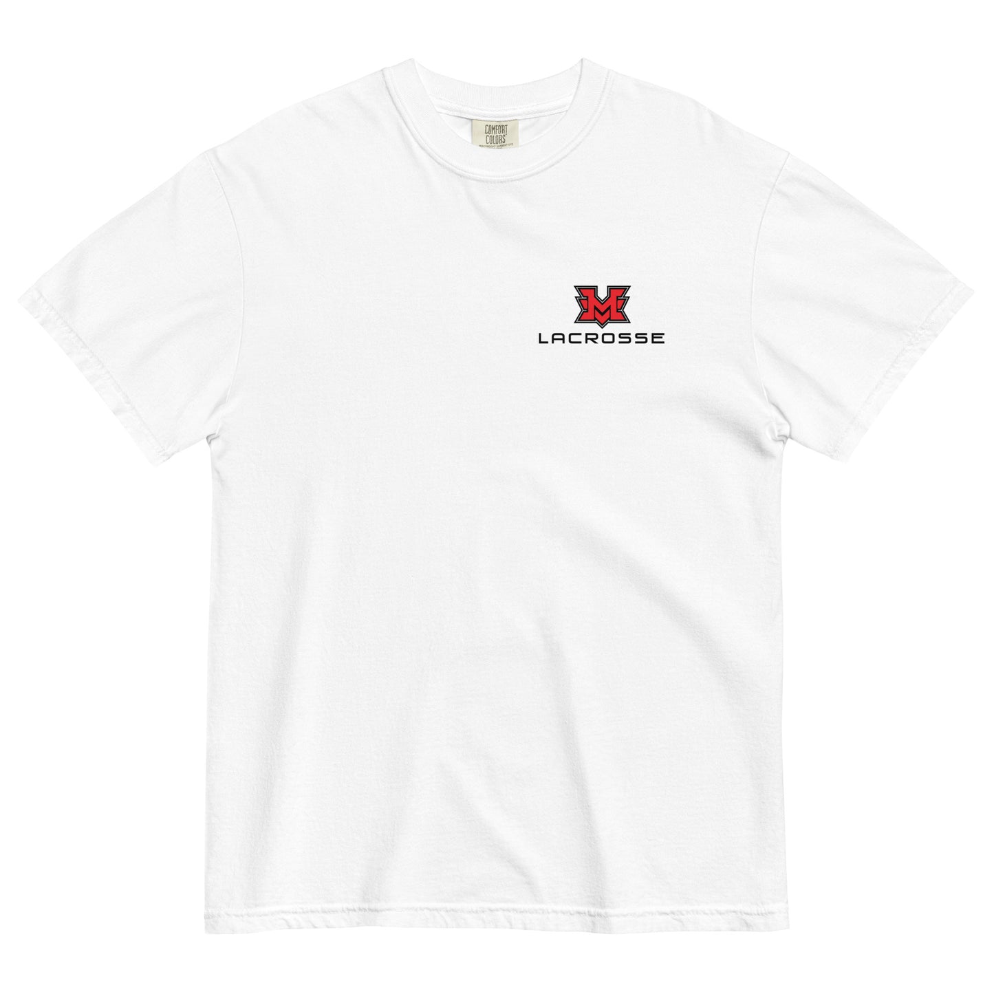 Adult MV Lacrosse Comfort Colors Tee (Front & Back)