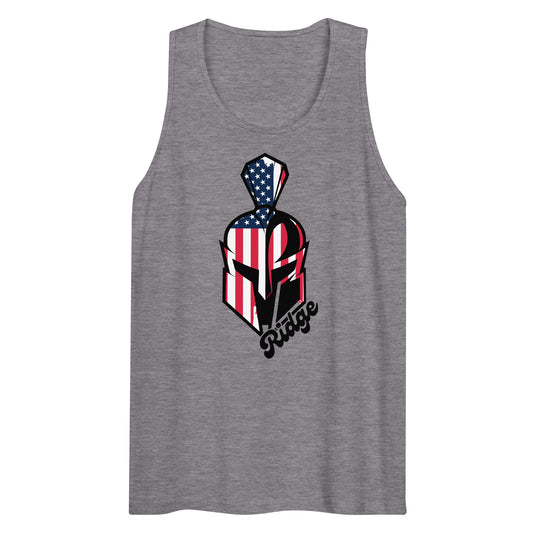 Adult Mountain Ridge Lacrosse Cotton Heritage Tank